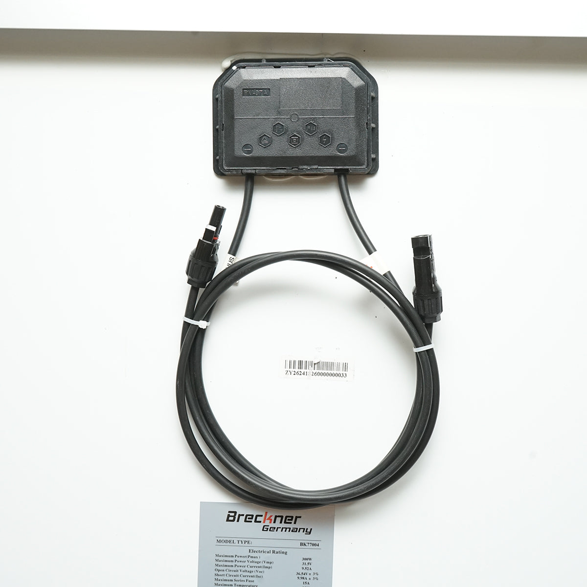 Breckner Germany solar panel 300W photovoltaic mono 1290x1134x35mm