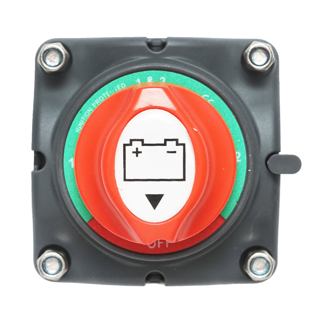 General battery switch 12-50V, max 200A, 70x70x75mm