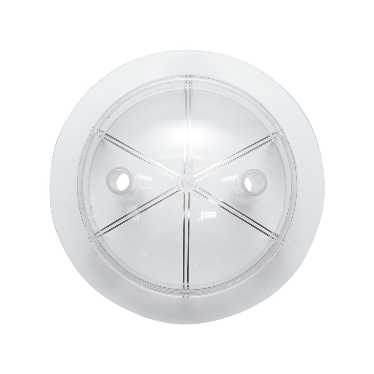 Transparent cap with 2 outlets for 30L container for cow milking machine Breckner Germany