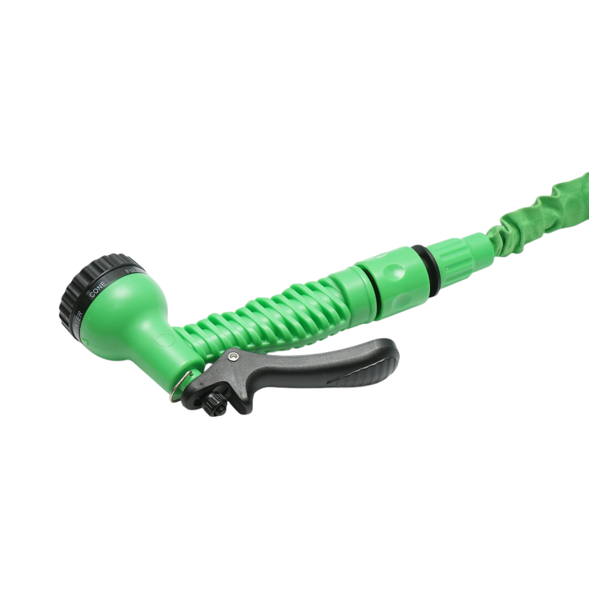 Expandable garden hose TPE 10-30m with adjustable pistol, 7 modes, 3/4 adapter, 1/2 quick coupling.