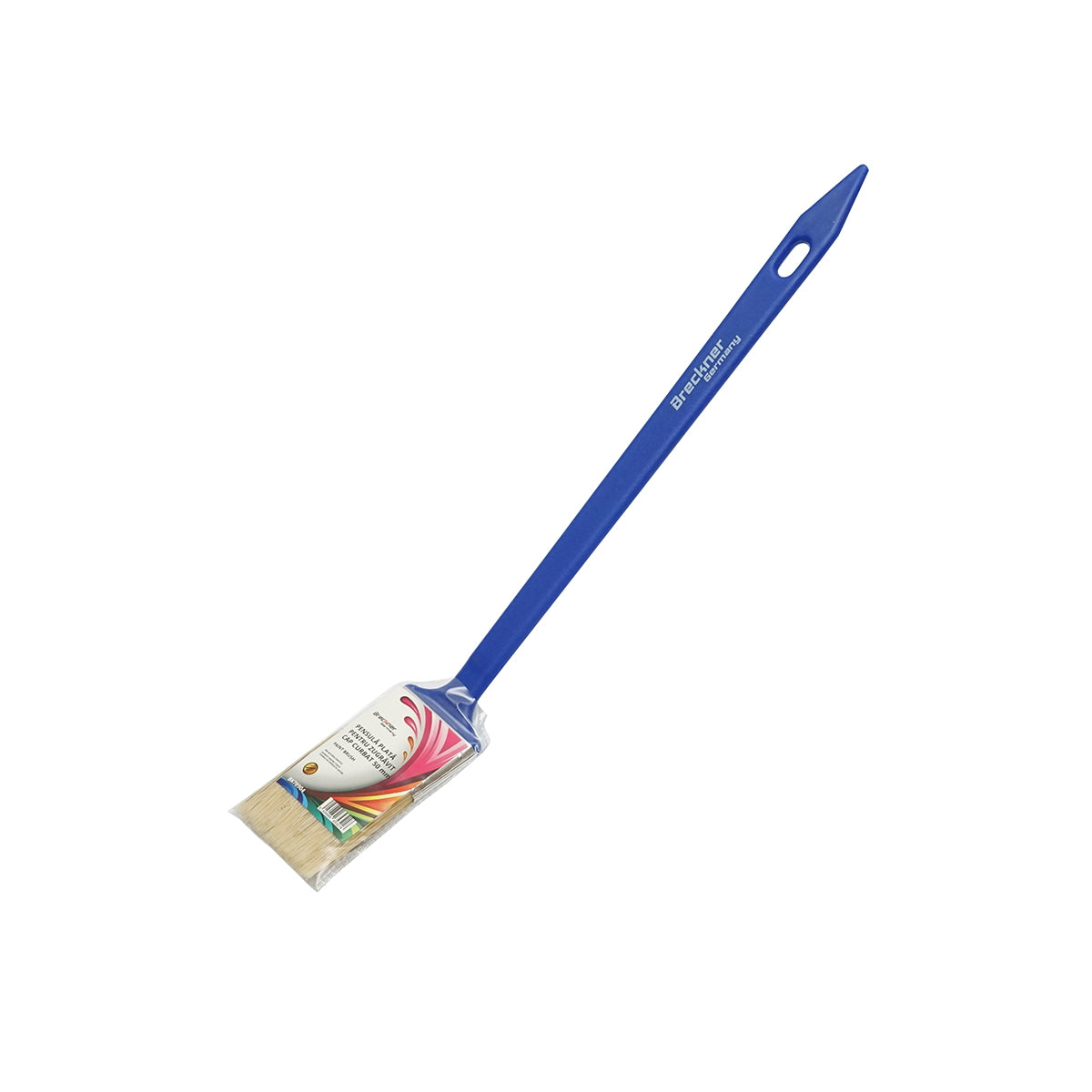 Flat paint brush, curved tip 2 inch (50mm) Breckner Germany