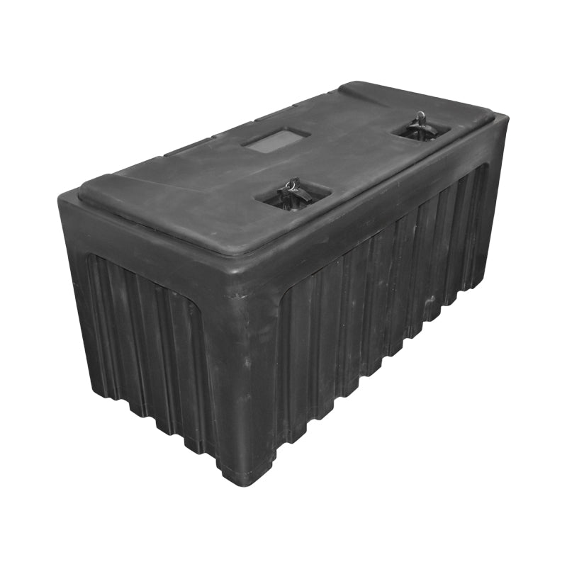 Tool box without support, made of black plastic 480x470x1000 mm