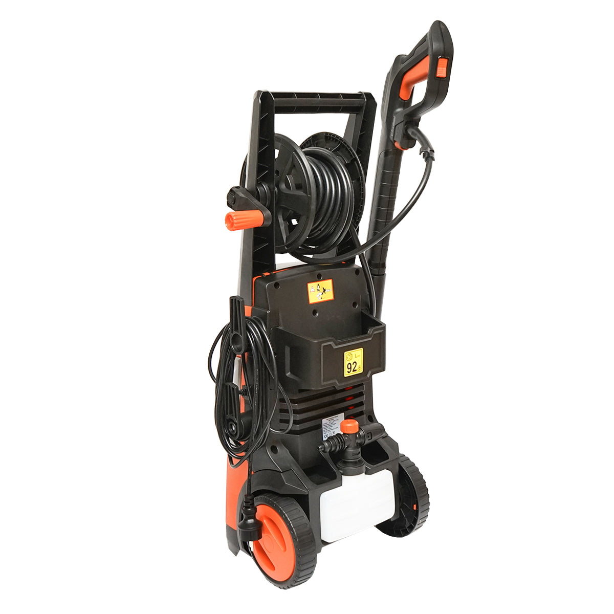 1800W pressure washer, 145 bars 7.5l/min IPX5 with hose and gun