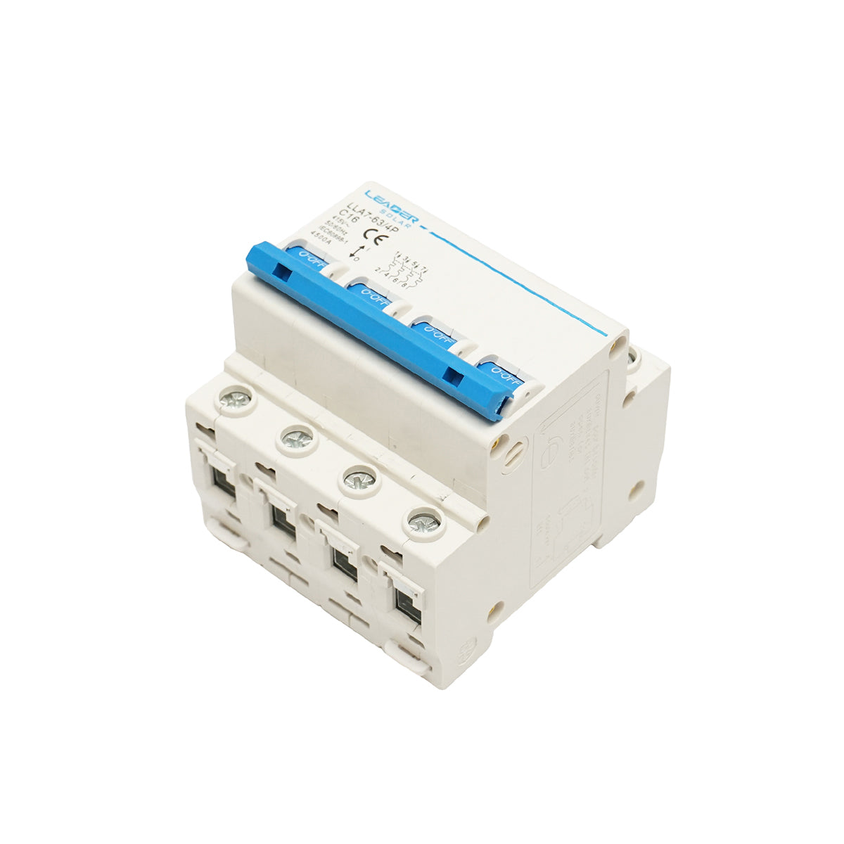 Automatic circuit breaker 4P-16A-415VAC Leader