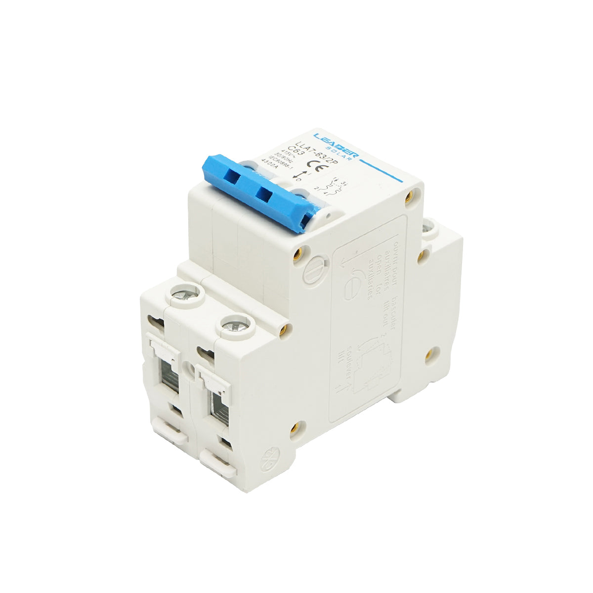 Automatic circuit breaker type 2P-63A-415VAC Leader