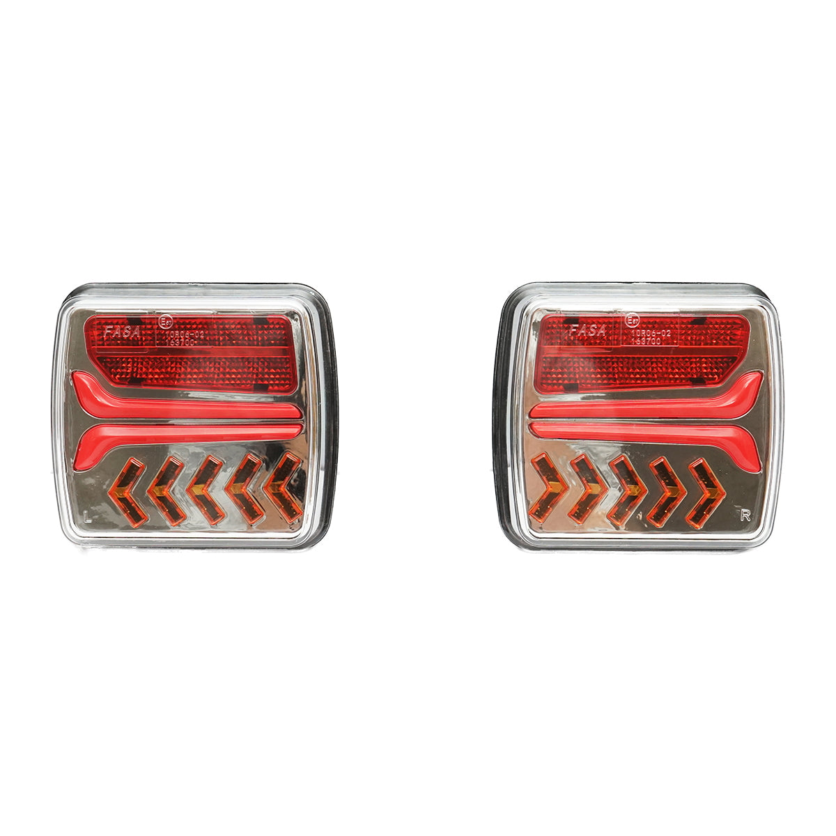 Set of LED trailer lights 12-24V with magnet and wireless control, battery 3.7V/2000mAh IP65 Breckner Germany