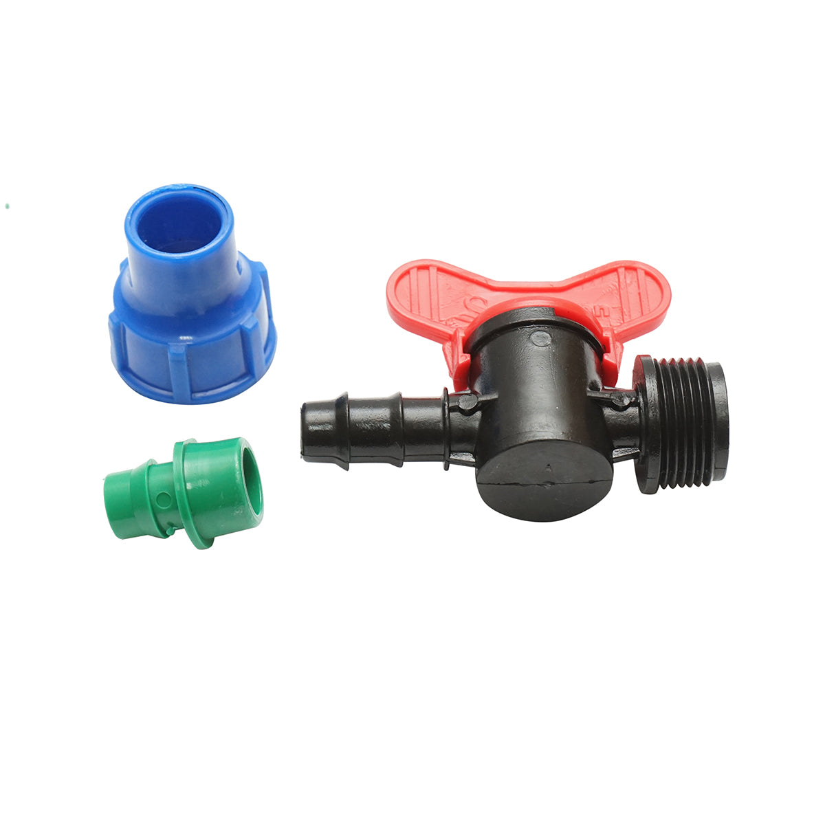 Drip tube faucet D16x16mm, PN8, for irrigation systems