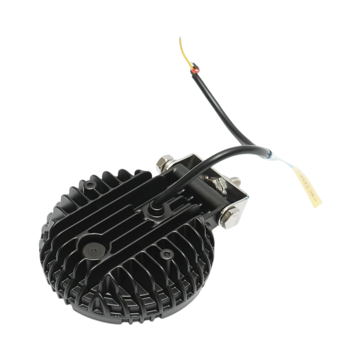 Round LED projector with DRL 9-80V, 17W, white-yellow, aluminum housing IP67 Breckner Germany