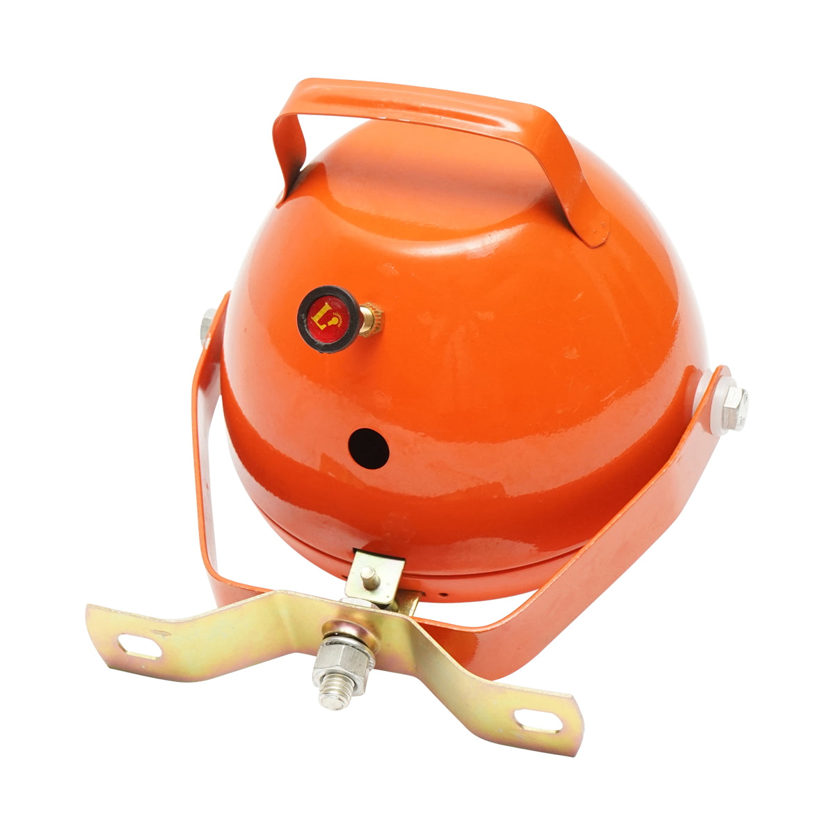 Adjustable orange work lamp, projector with switch for tractor or agricultural machinery 12V Breckner Germany