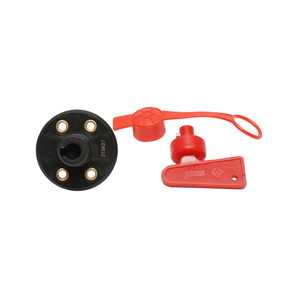 General contact with plastic key and copper connectors