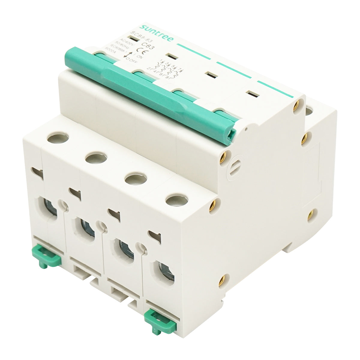 Automatic circuit breaker 4P, 63A, 400VAC Suntree