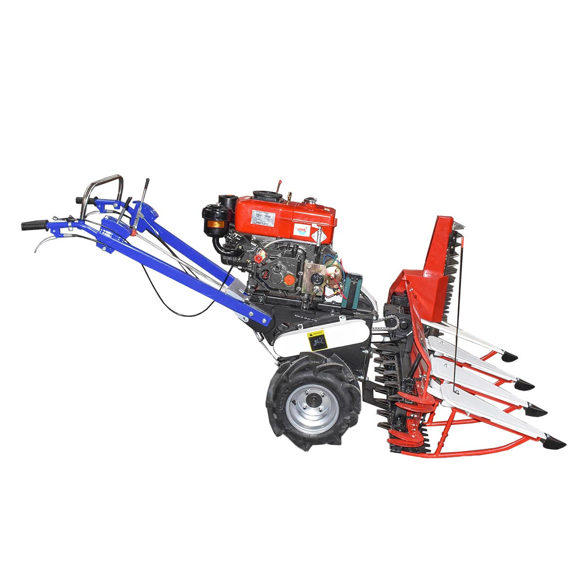 Diesel tiller 6HP with combined mower working width of 1000mm Baisan