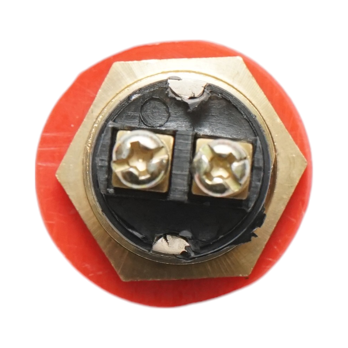 Universal start/horn button with waterproof cover, 19mm mounting