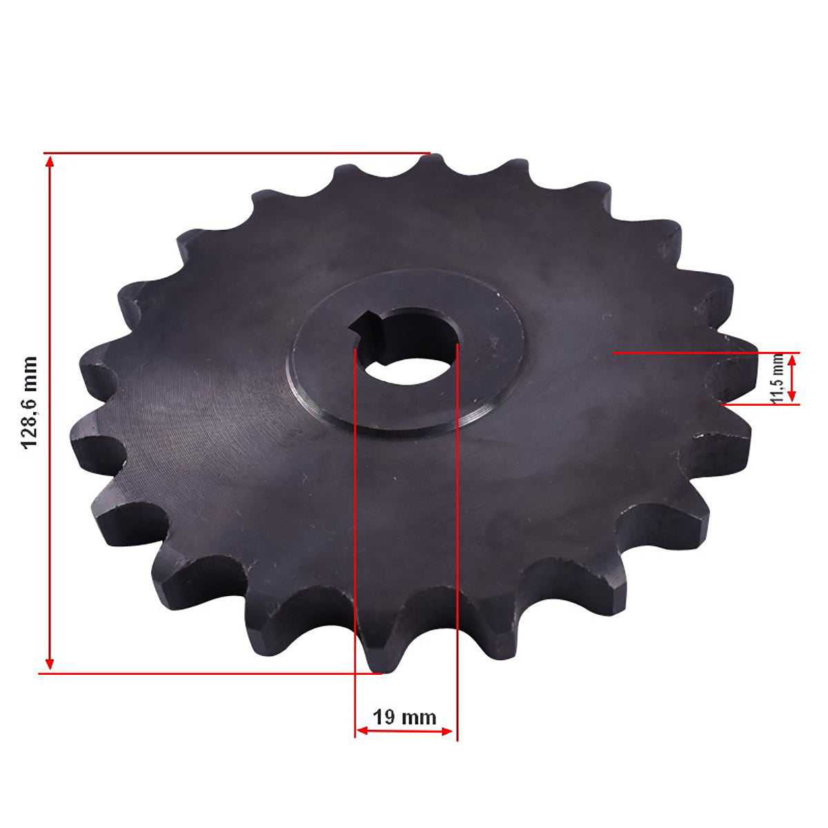 Chain wheel Z=20 pitch 12B fertilization box
