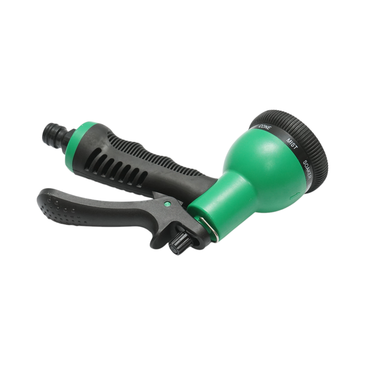 Garden shower type spray gun, adjustable 9 modes, quick coupling 1/2
