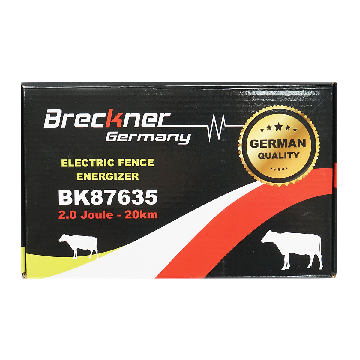 12V impulse generator max 2 Joules 20km with grounding for electric fence Breckner Germany