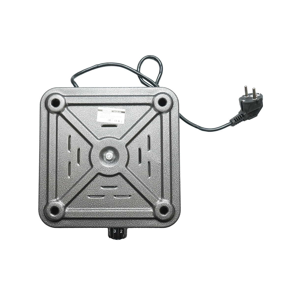 Electric hob 220V, with 1 burner 1500W, 210x210x60mm
