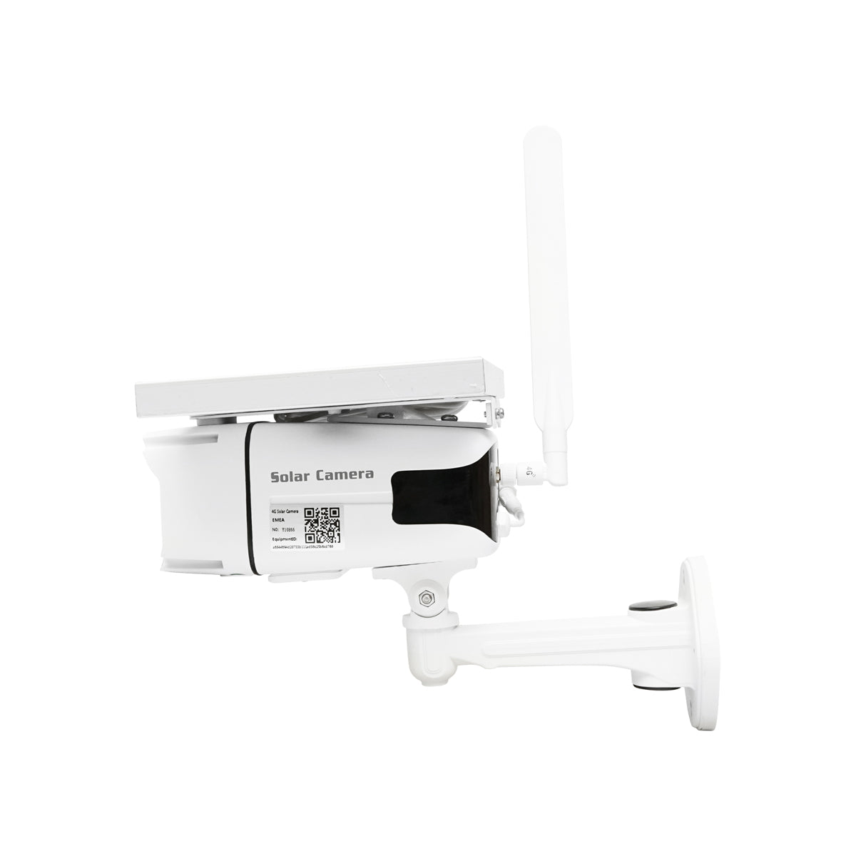 4G surveillance camera with solar panel designed for areas without electricity (farms, cabins, fishing spots)
