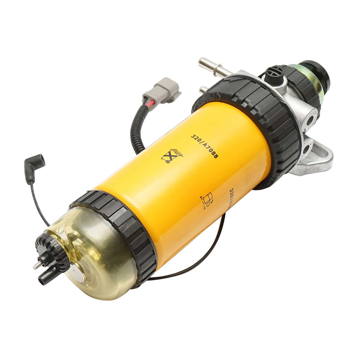 Manual fuel pump for JCB OEM code 332-D6723, 332/D672 Breckner Germany