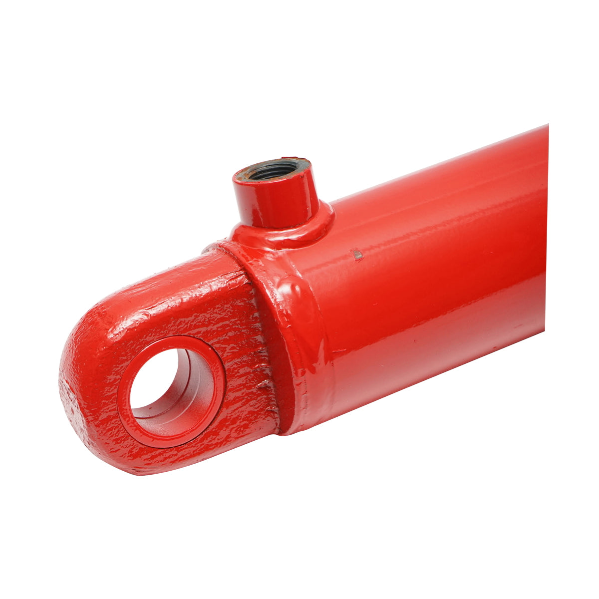 Reversible hydraulic cylinder plug 73x63x35x660x400mm oil connection fi18 Breckner Germany