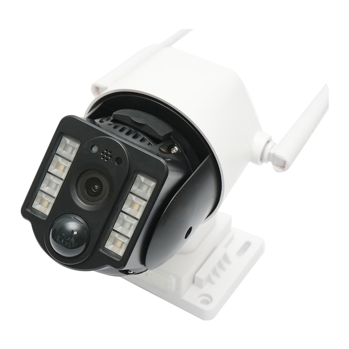3MP surveillance camera, 4G rotating with 5W solar panel, PTZ, 1080P, motion sensor, night vision, V380 Pro application