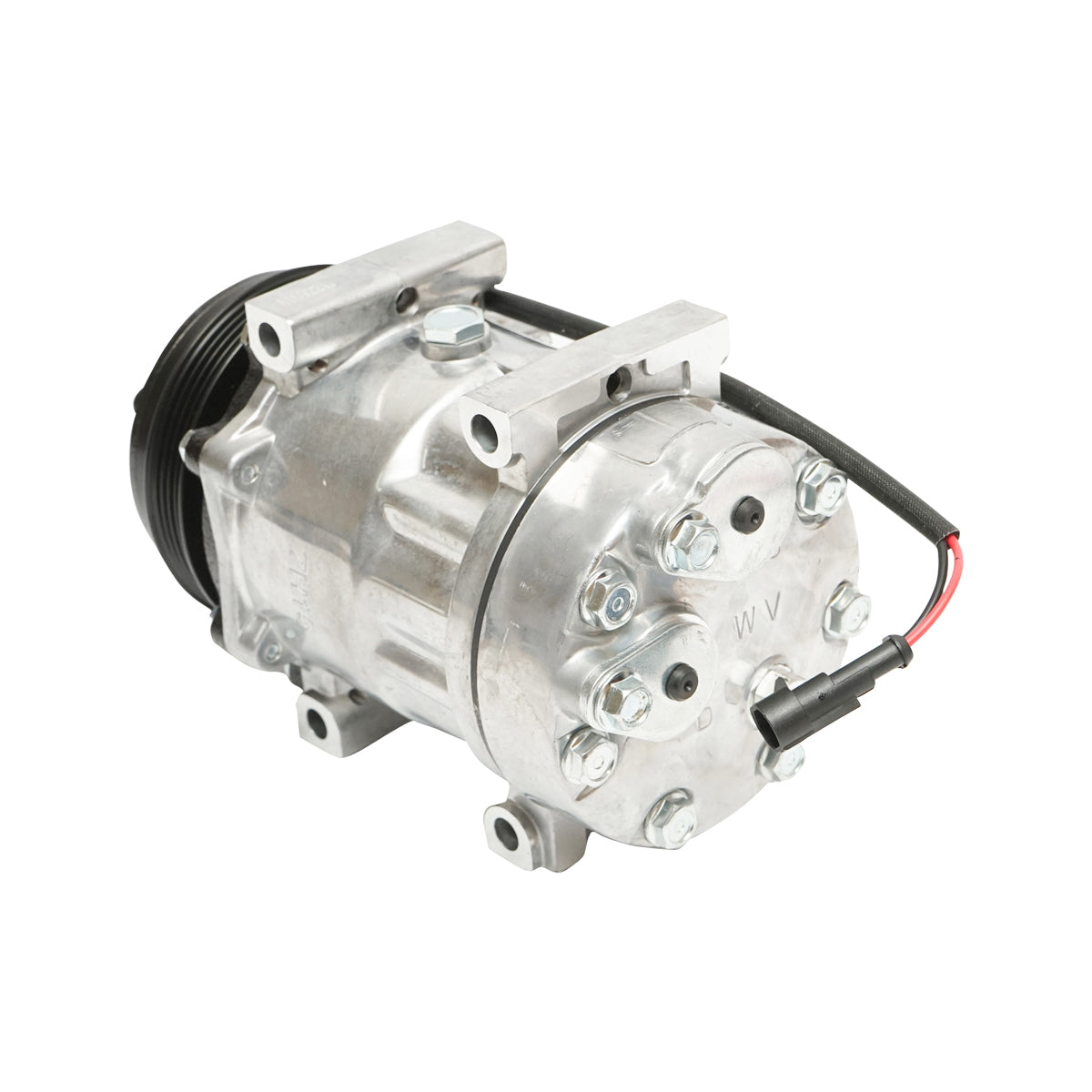 A/C climate compressor for New Holland, Case IH, Steyr OEM code 87709785, 87802912 Breckner Germany