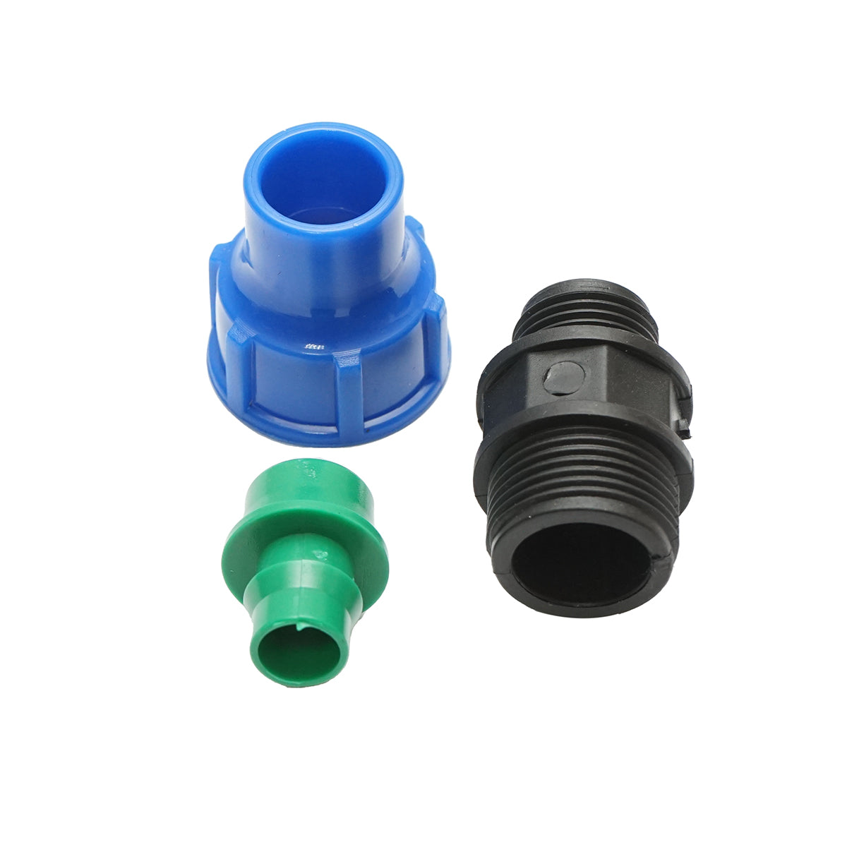 Connection fitting for drip tube with external thread D16mmx1/2 inch, for irrigation systems