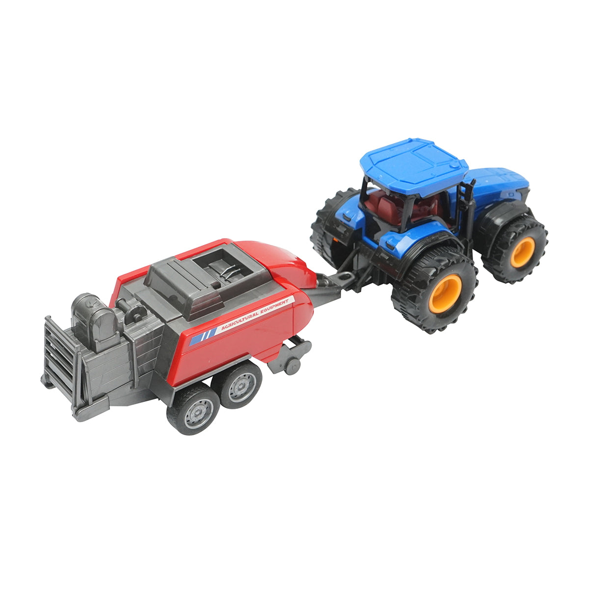 Blue tractor with trailer, 304x85x83mm toy for children aged 3 and over