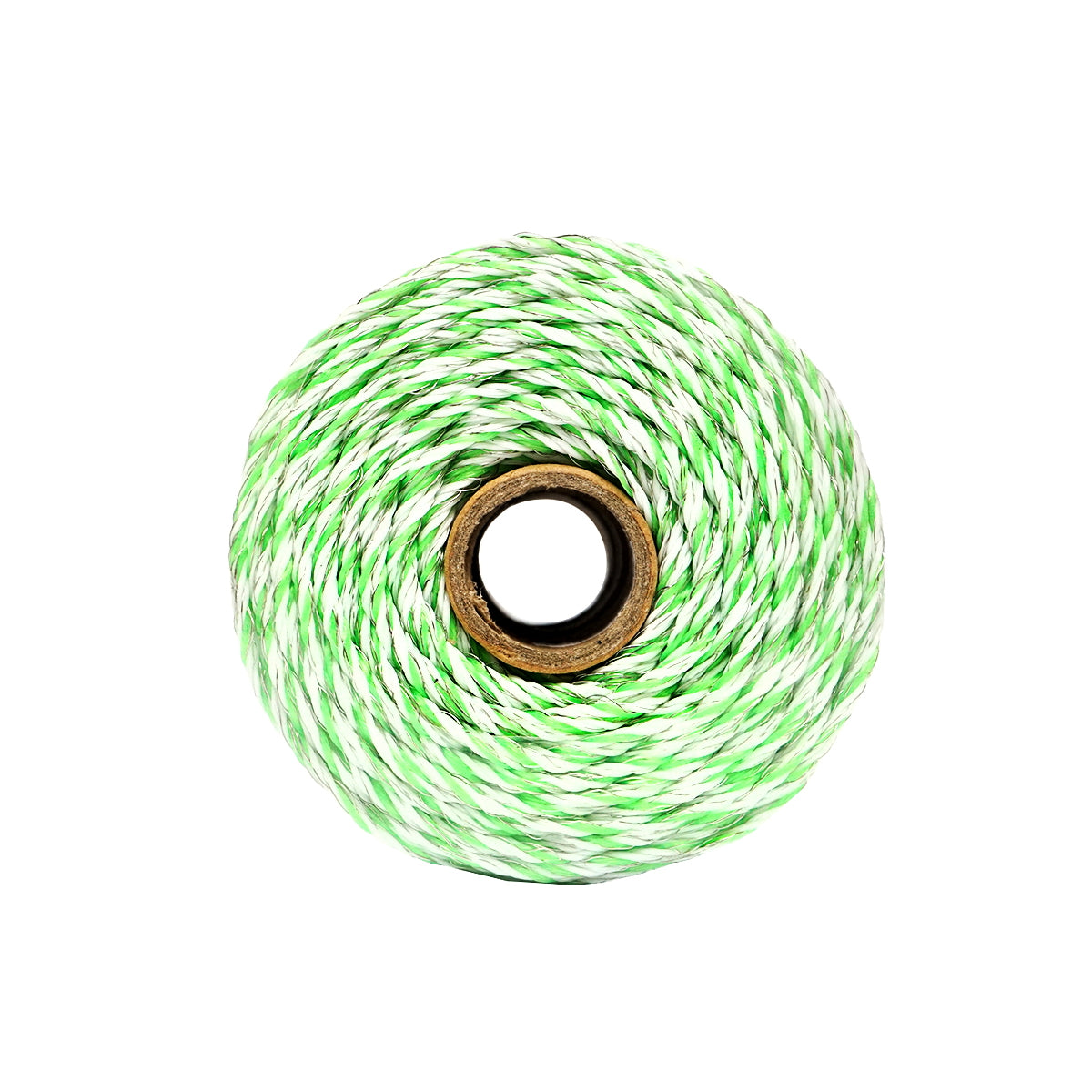 Green-white wire roll 3mm 3x0.2mm stainless steel, 1x0.25 copper 0.45 Ohm/m, 250m electric fence Breckner Germany