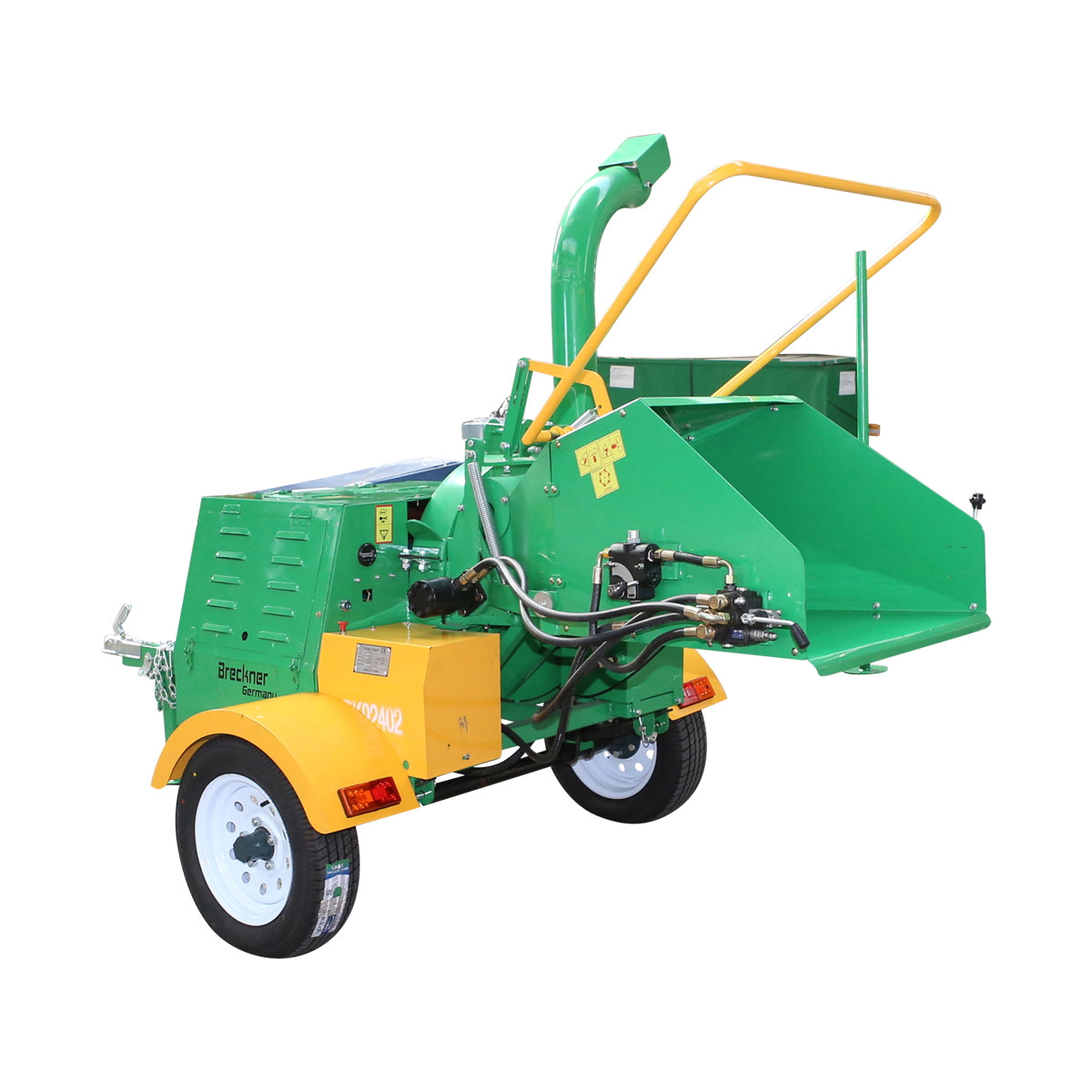 Branch shredder 22HP tractorable wood diameter 150mm hopper 200x200mm Breckner Germany