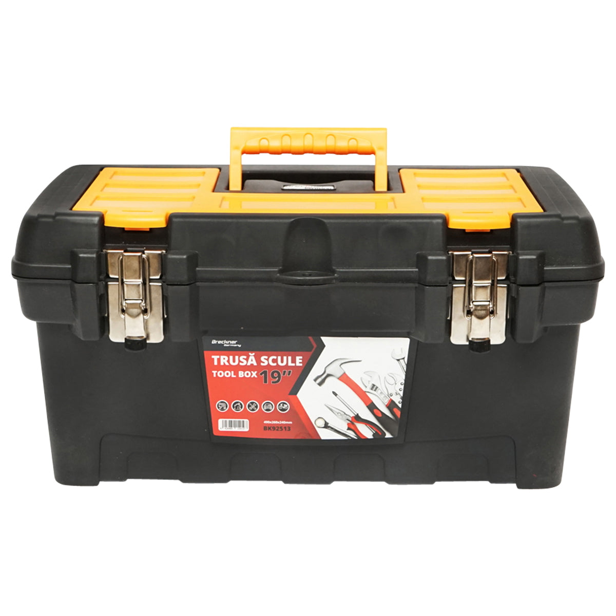 Plastic tool box 490x260x240mm Breckner Germany