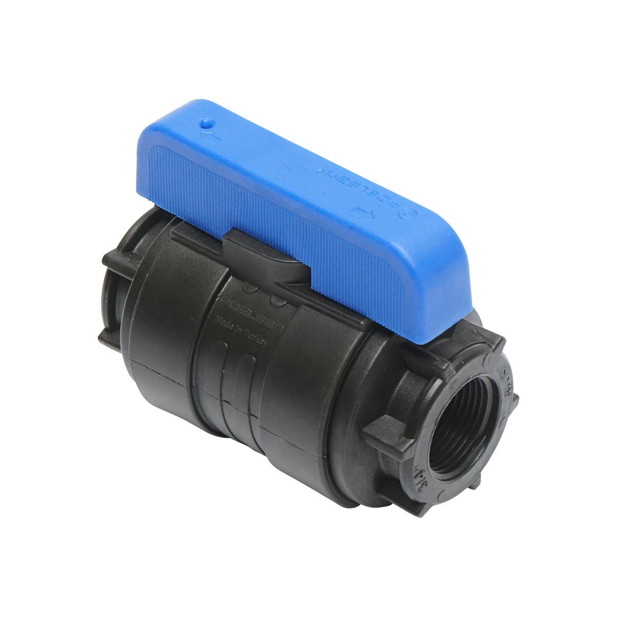 Compression faucet equal to ball and internal thread D20x20mm PN10 for irrigation systems