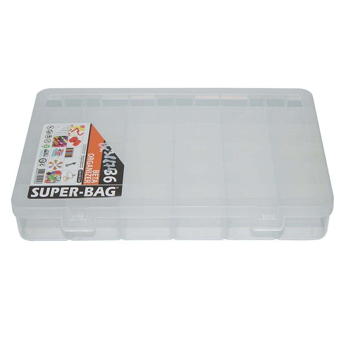 Organizer box for sorting parts 275x195x42mm Breckner Germany