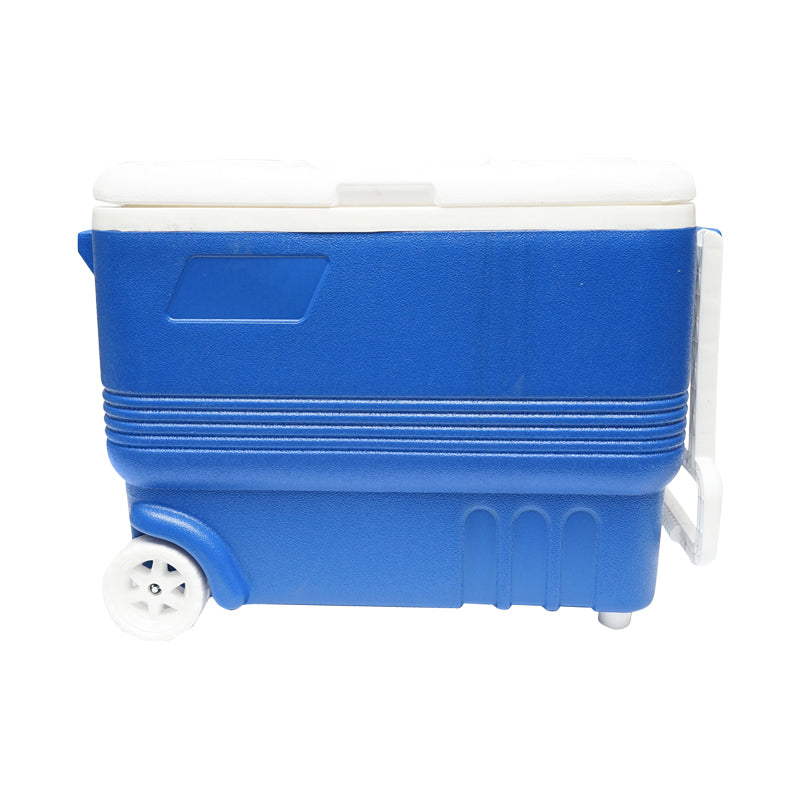 45L blue picnic freezer with wheels 610x330x440mm Breckner Germany