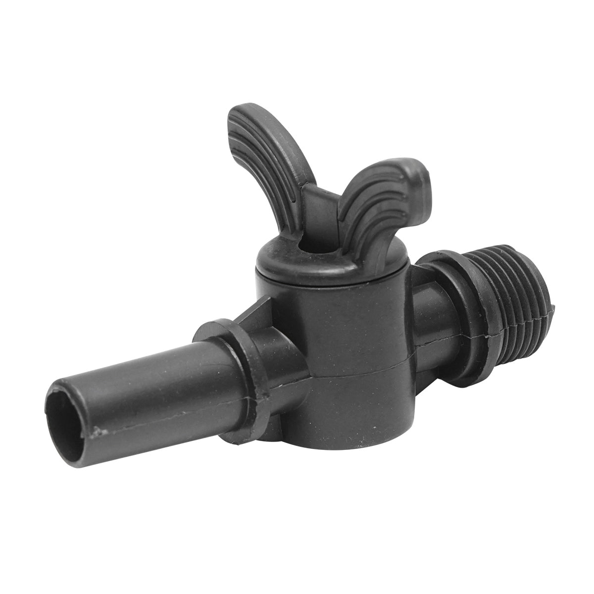 Plastic tap 1/2 x fi 16mm for milking machine Breckner Germany