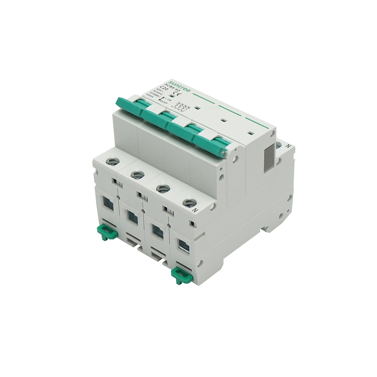 Automatic circuit breaker 3P+N, 20A 400VAC Suntree