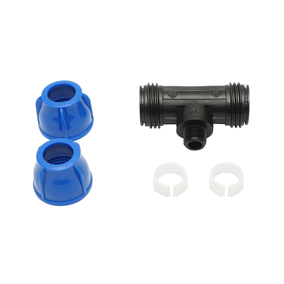 Your external threaded compression fitting father 90 degree D25x25mmx1/2, PN16 bar for irrigation systems