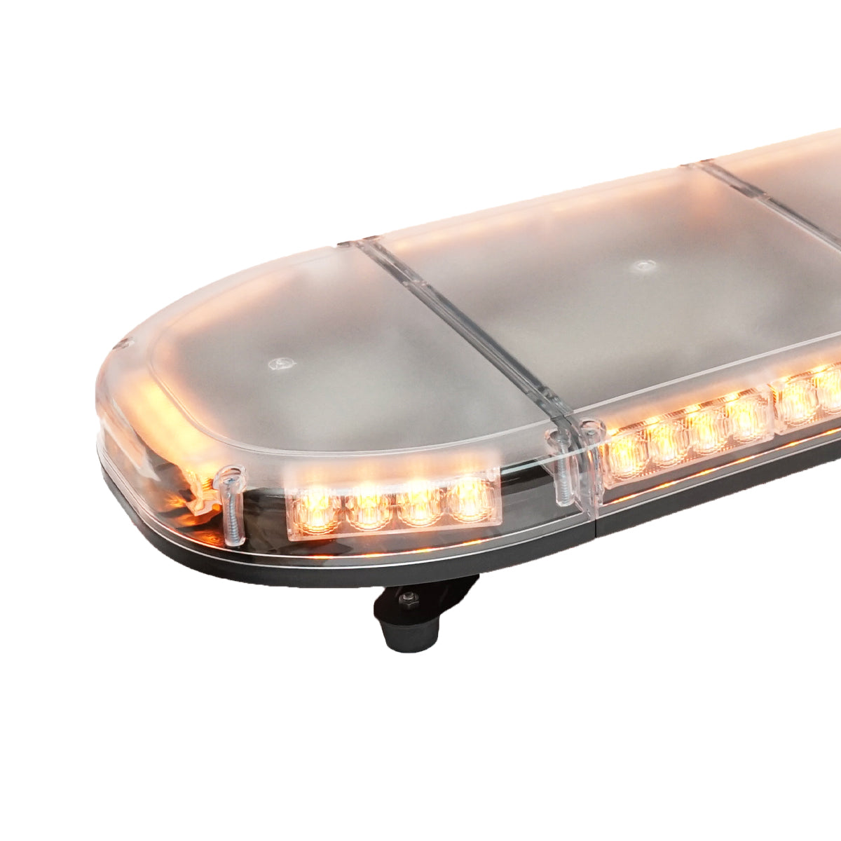 12-24V flashing light ramp with yellow light 1290x275x125mm Breckner Germany