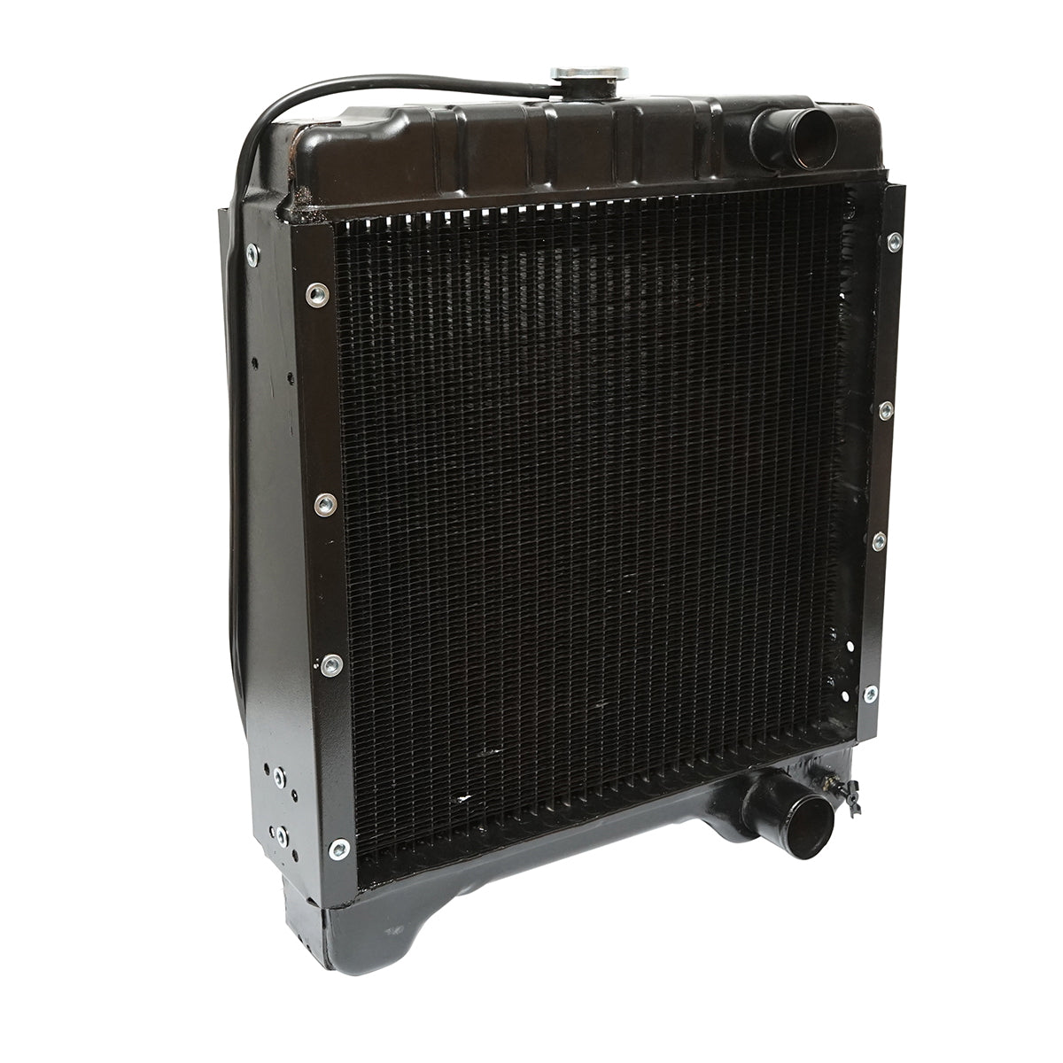 Water cooling radiator with 4 rows of cells for Case IH Maxxum series 104753A2, A104753A1, 104753A1, 87579817, 52771, 150-56 Breckner Germany