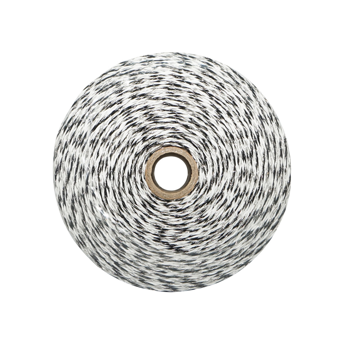 Black-white wire roll 3mm 5x0.2mm stainless steel, 1x0.25 copper 0.4 Ohm/m, 500m electric fence Breckner Germany