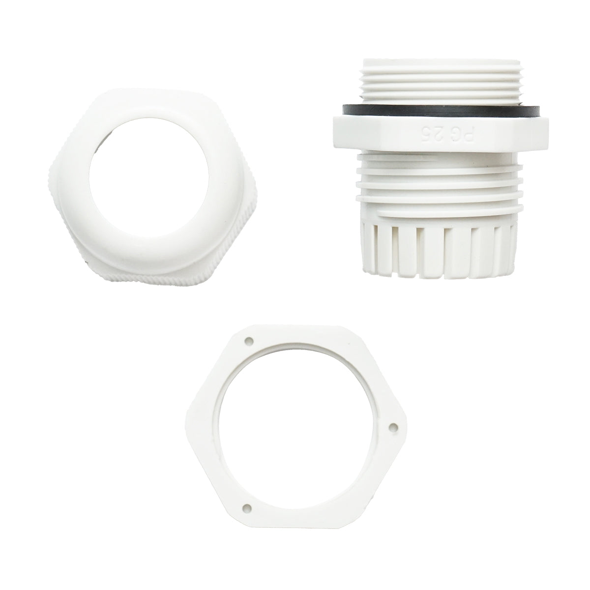 PG25 gray connector, IP68