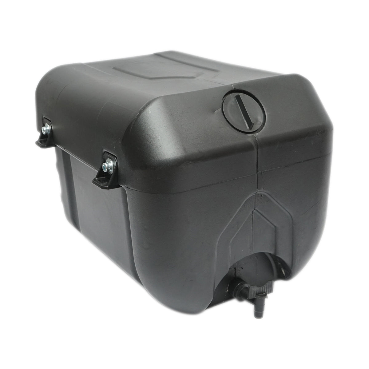 30L plastic water tank, black 332x420x331 mm