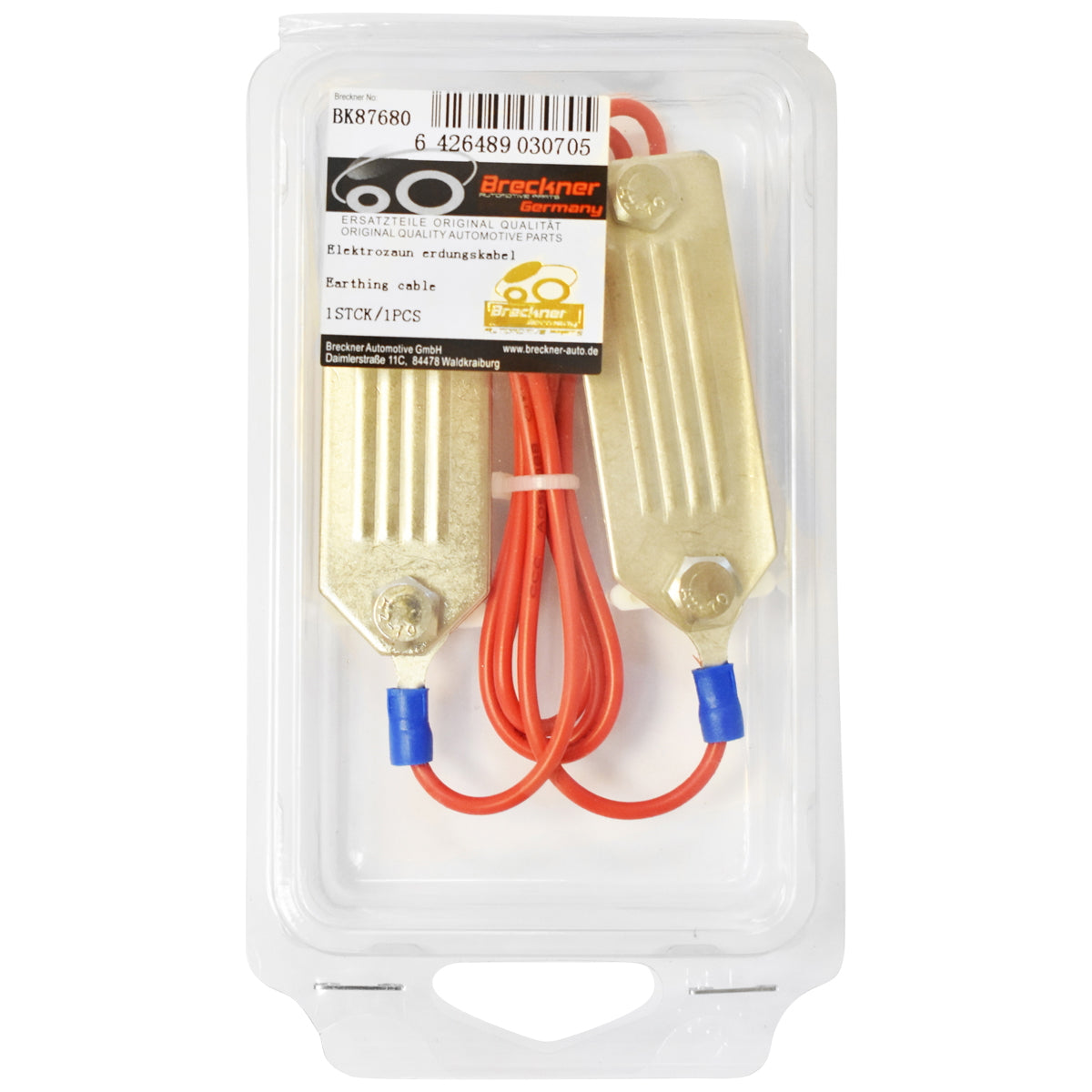 Cables for grounding electric fence