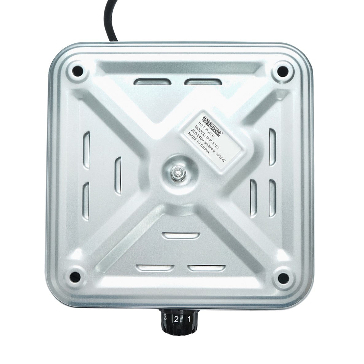 Electric hob 220V, with 1 eye 1000W, 210x210x60mm