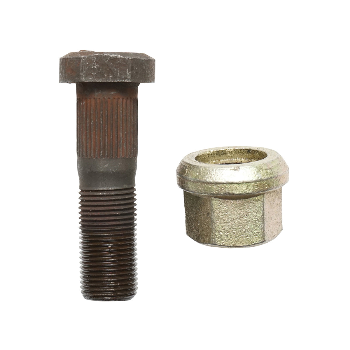 Wheel spacer with nut, for JCB OEM code 826-00923, 106-40001 Breckner Germany