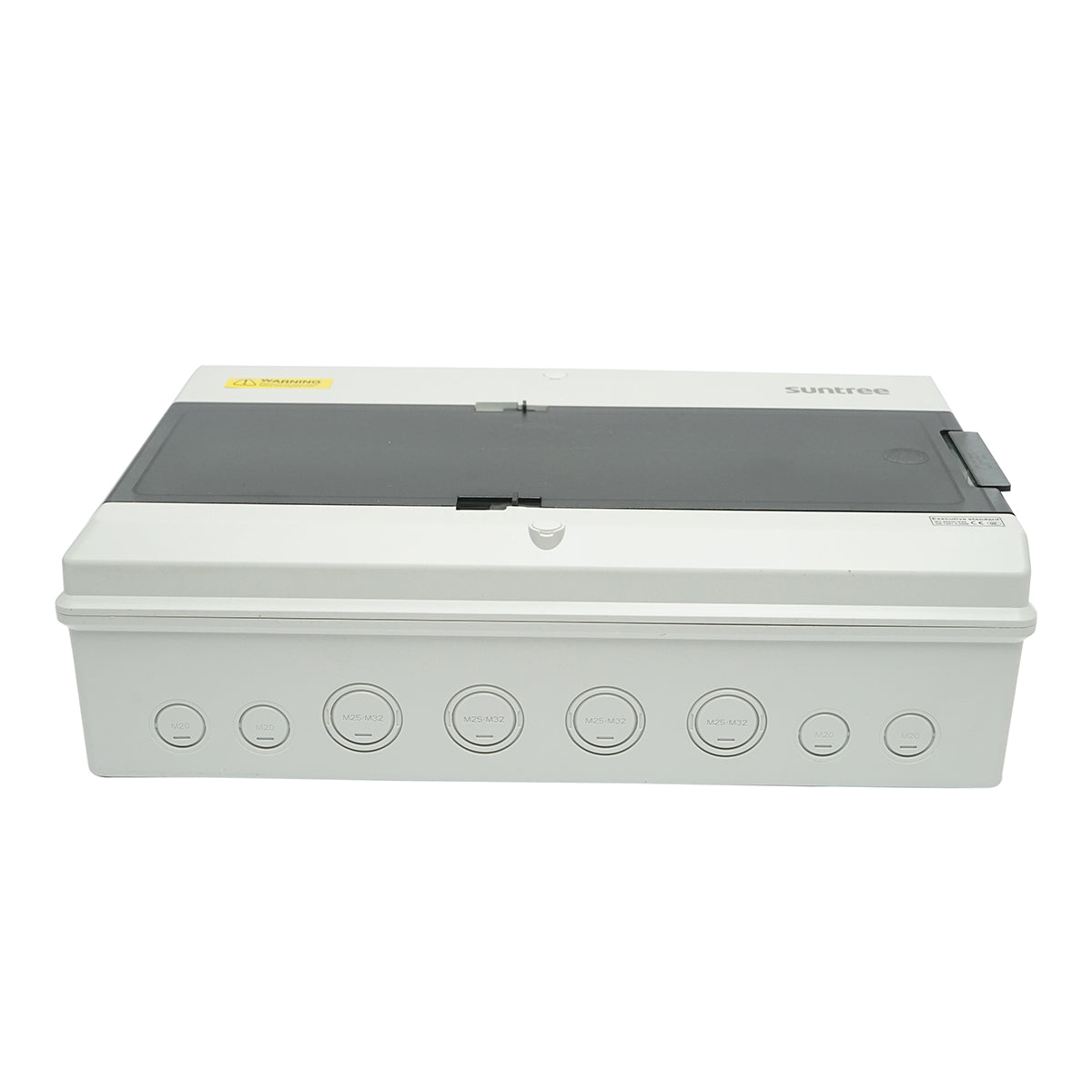 Single row fuse box, 18 modules IP66 Suntree