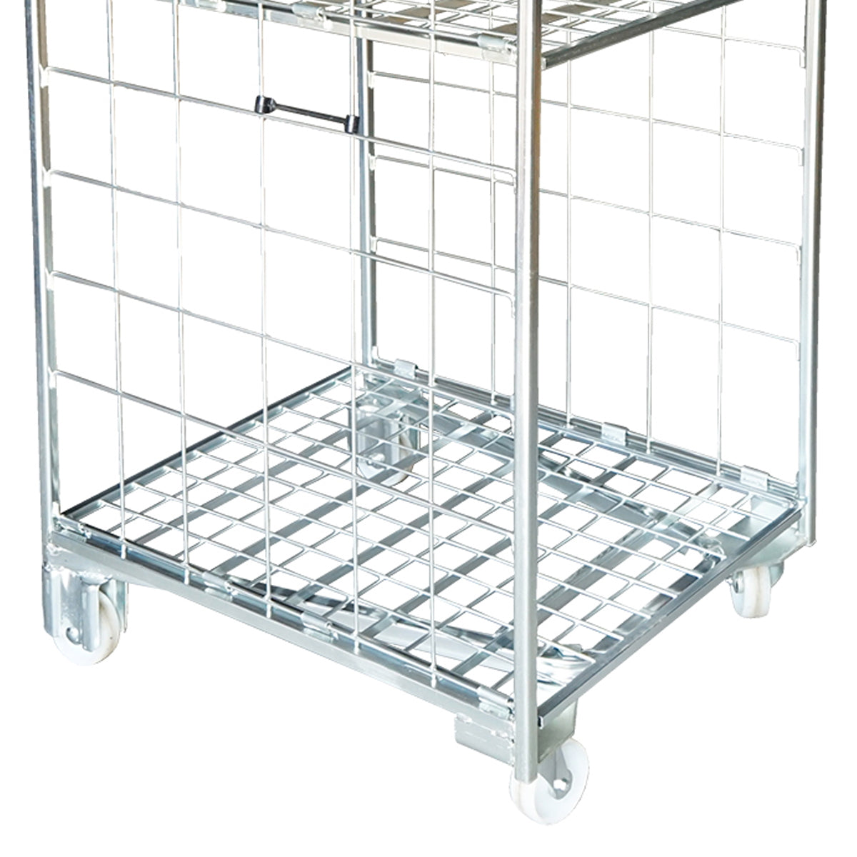 Warehouse trolley with 2 sides, container type, 500Kg
