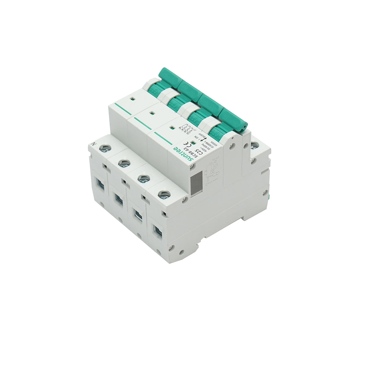 Automatic circuit breaker 3P+N, 25A 400VAC Suntree