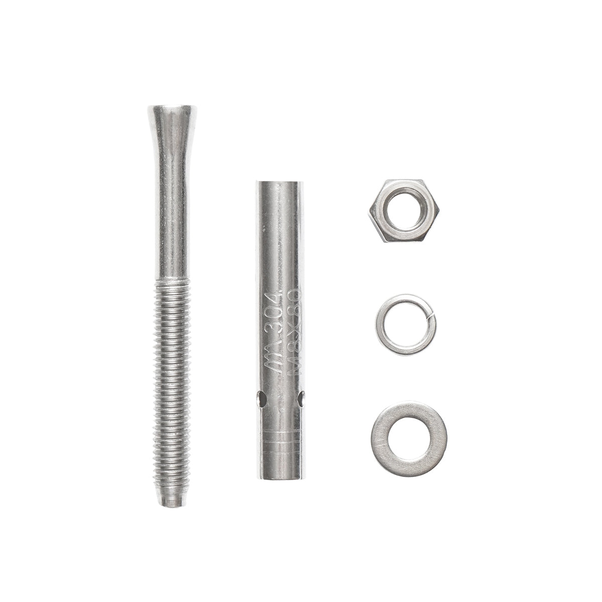 Bolt expansion M8x80mm for solar panel mounting system B Breckner Germany