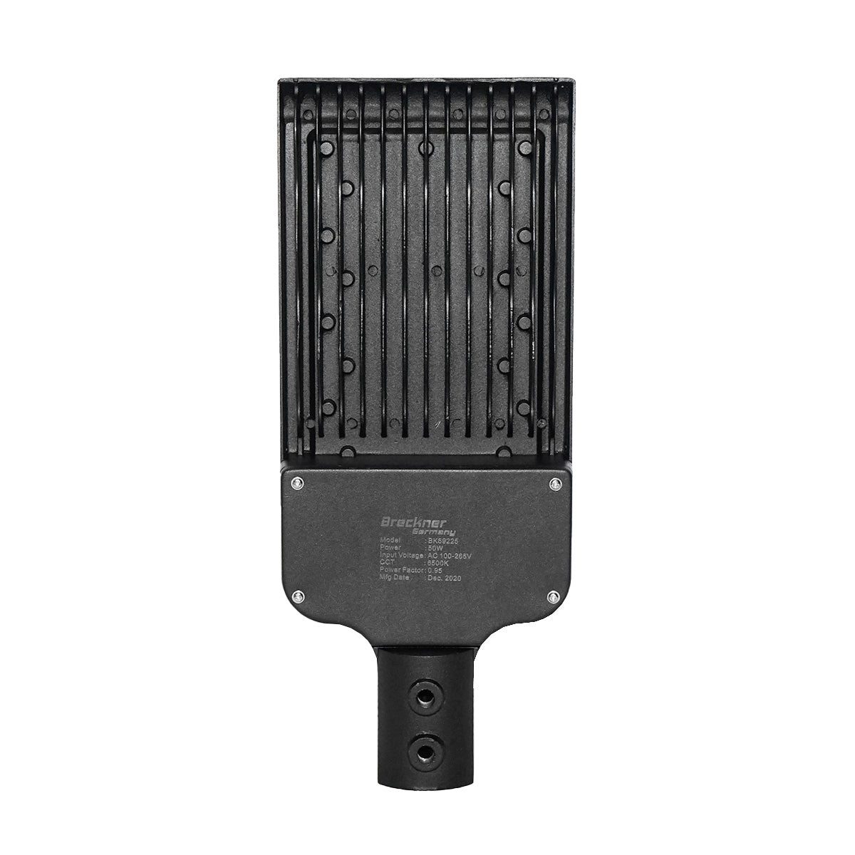 50W LED street lighting lamp, 220V, IP65, 6500K with pole mount Breckner Germany